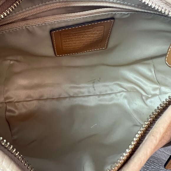 Coach Pebbled Leather Ergo Hobo Bag Demi Black 11611 Small - Picture 6 of 7